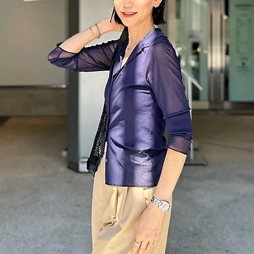 【ノーリーズ/NOLLEY'S】のチュール衿付きカットカーディガン 人気、トレンドファッション・服の通販 founy(ファニー) 　ファッション　Fashion　レディースファッション　Fashion for Women　トップス・カットソー　Cut & Sew Tops　カーディガン・羽織り　Layered Style Cardigans　2025年　2025　2025-2026秋冬・A/W　Autumn/Winter 2025–26 AW25–26　おすすめ　Recommended / Our Picks　インナー　Innerwear　カーディガン　Cardigan, Knitwear　ジャケット　Jacket, Outerwear　チュール　Tulip, Tulip Motif　フィット　Fit, Slim Fit　エレガント 上品　Elegant　other-3|ID: prp329100004609859 ipo3291000000036328579