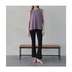 【ジュリエ/Julier】 スパンリブセミフレアパンツ人気、トレンドファッション・服の通販 founy(ファニー) ファッション Fashion レディースファッション Fashion for Women パンツ Pants & Trousers スポーツウェア Functional & Stylish Sportswear ストレッチ Stretch, Stretchy Fabric パターン Pattern, Design Print ヨガ Yoga, Yoga Wear |ID:prp329100004609861
