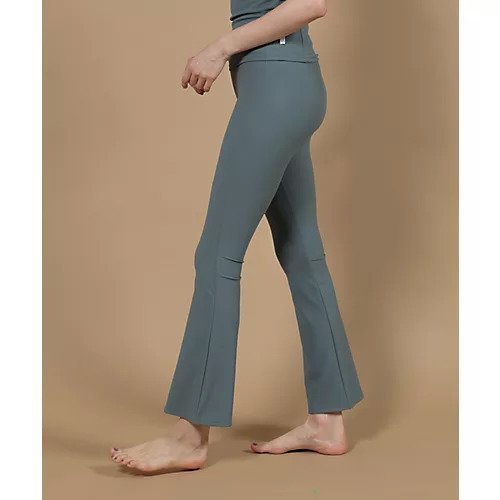 【ジュリエ/Julier】のスパンリブセミフレアパンツ 人気、トレンドファッション・服の通販 founy(ファニー) 　ファッション　Fashion　レディースファッション　Fashion for Women　パンツ　Pants & Trousers　スポーツウェア　Functional & Stylish Sportswear　ストレッチ　Stretch, Stretchy Fabric　パターン　Pattern, Design Print　ヨガ　Yoga, Yoga Wear　other-3|ID: prp329100004609861 ipo3291000000032976476