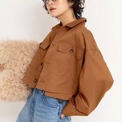 【リエミラー/Rie Miller】のウォッシャブルワークジャケット インテリア・キッズ・メンズ・レディースファッション・服の通販 founy(ファニー) 　ファッション　Fashion　レディースファッション　Fashion for Women　アウター　Coat / Outerwear Collection　レディースジャケット・軽アウター　Jackets　2025年　2025　2025-2026秋冬・A/W　Autumn/Winter 2025–26 AW25–26　アシンメトリー　Asymmetrical Style　ショート　Short, Short Length　ジャケット　Jacket, Outerwear　バランス　Balance, Style Balance　フロント　Front, Front Design　ボトム　Bottoms, Lower Wear　ポケット　Pocket, Pocket Detail　ワーク　Workwear, Utility Style　秋　Autumn　キャメル|ID: prp329100004609875 ipo3291000000032976560