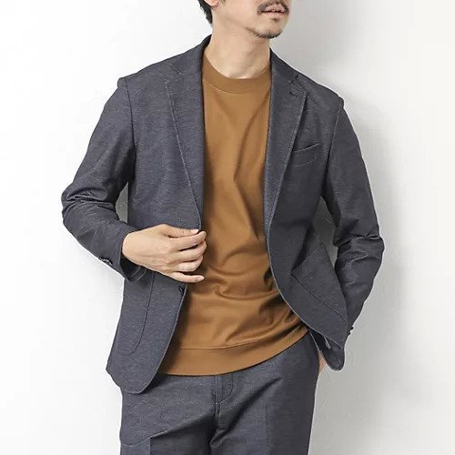 【ノーリーズ グッドマン/NOLLEY'S goodman / MEN】の《ビジカジ/セットアップ対応》【ALBINI】《吸水速乾》綾ジャージーイージーJK 25AW インテリア・キッズ・メンズ・レディースファッション・服の通販 founy(ファニー) 　ファッション　Fashion　メンズファッション　Fashion for Men　セットアップ　Matching Sets　吸水　Absorbent, Quick-Dry　シェイプ　Shape, Slim Fit　ジャケット　Jacket, Outerwear　ストレッチ　Stretch, Stretchy Fabric　セットアップ　Set-Up, Coordinated Outfit　デニム　Denim, Jeans Material　フロント　Front, Front Design　ポケット　Pocket, Pocket Detail　ポロシャツ　Polo Shirt, Collared Tee　ビジネス 仕事 通勤　Business / Work / Commuting　2025年　2025　2025-2026秋冬・A/W　Autumn/Winter 2025–26 AW25–26　ネイビー|ID: prp329100004609878 ipo3291000000032976574
