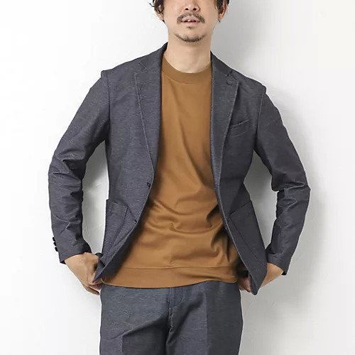 【ノーリーズ グッドマン/NOLLEY'S goodman / MEN】の《ビジカジ/セットアップ対応》【ALBINI】《吸水速乾》綾ジャージーイージーJK 25AW 人気、トレンドファッション・服の通販 founy(ファニー) 　ファッション　Fashion　メンズファッション　Fashion for Men　セットアップ　Matching Sets　吸水　Absorbent, Quick-Dry　シェイプ　Shape, Slim Fit　ジャケット　Jacket, Outerwear　ストレッチ　Stretch, Stretchy Fabric　セットアップ　Set-Up, Coordinated Outfit　デニム　Denim, Jeans Material　フロント　Front, Front Design　ポケット　Pocket, Pocket Detail　ポロシャツ　Polo Shirt, Collared Tee　ビジネス 仕事 通勤　Business / Work / Commuting　2025年　2025　2025-2026秋冬・A/W　Autumn/Winter 2025–26 AW25–26　other-3|ID: prp329100004609878 ipo3291000000032976576