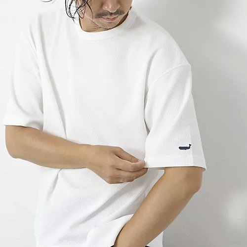 【ノーリーズ グッドマン/NOLLEY'S goodman / MEN】の【IRM】《吸水速乾/UVカット》超軽量ワッフル クジラT 25SS 人気、トレンドファッション・服の通販 founy(ファニー) 　ファッション　Fashion　メンズファッション　Fashion for Men　ウォッシャブル　Machine Washable　吸水　Absorbent, Quick-Dry　軽量　Lightweight, Ultra Light　ショーツ　Shorts, Short Pants　ストレッチ　Stretch, Stretchy Fabric　リラックス　Relax, Relaxed Fit　ワッフル　Waffle, Waffle Knit　夏　Summer　2025年　2025　2025春夏・S/S　Spring/Summer 2025 SS25　other-2|ID: prp329100004609879 ipo3291000000032976581