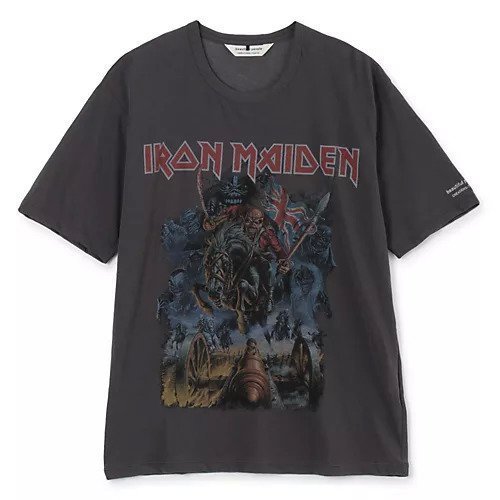 【ビューティフル ピープル/beautiful people】のIRON MAIDEN sheer jersey big-T インテリア・キッズ・メンズ・レディースファッション・服の通販 founy(ファニー) 　ファッション　Fashion　レディースファッション　Fashion for Women　2025年　2025　2025-2026秋冬・A/W　Autumn/Winter 2025–26 AW25–26　イラスト　Illustration　コラボ　Collaboration, Collab　フロント　Front, Front Design　プリント　Print, Printed Pattern　ユーズド　Used, Vintage-Look　人気　Popular, Best Seller　今季　This Season, Current Season　洗える　Machine Washable　black|ID: prp329100004610611 ipo3291000000034941345