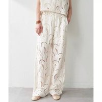 【ウィムガゼット/Whim Gazette】のエンブロイダリーパンツ 人気、トレンドファッション・服の通販 founy(ファニー) ファッション Fashion レディースファッション Fashion for Women パンツ Pants & Trousers 2025年 2025 2025春夏・S/S Spring/Summer 2025 SS25 おすすめ Recommended / Our Picks インド Indian Textile ジャケット Jacket, Outerwear マニッシュ Mannish, Boyish メッシュ Mesh, Net Fabric リラックス Relax, Relaxed Fit レース Lace, Lace Fabric 透かし Cut-Out, Lacework |ID:prp329100004610617