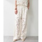 【ウィムガゼット/Whim Gazette】のエンブロイダリーパンツ 人気、トレンドファッション・服の通販 founy(ファニー) ファッション Fashion レディースファッション Fashion for Women パンツ Pants & Trousers 2025年 2025 2025春夏・S/S Spring/Summer 2025 SS25 おすすめ Recommended / Our Picks インド Indian Textile ジャケット Jacket, Outerwear マニッシュ Mannish, Boyish メッシュ Mesh, Net Fabric リラックス Relax, Relaxed Fit レース Lace, Lace Fabric 透かし Cut-Out, Lacework thumbnail ホワイト|ID: prp329100004610617 ipo3291000000032989034