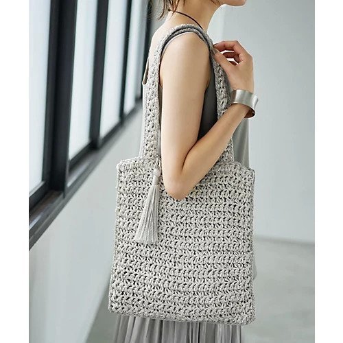 【スタイルデリ/STYLE DELI】のペーパー編みA4サイズトートバッグ インテリア・キッズ・メンズ・レディースファッション・服の通販 founy(ファニー) 　ファッション　Fashion　レディースファッション　Fashion for Women　バッグ　Bags　軽量　Lightweight, Ultra Light　財布　Wallet, Purse　ハンド　Hand, Handmade　ペーパー　Paper, Kraft Paper　ポケット　Pocket, Pocket Detail　ポーチ　Pouch, Small Case　マグネット　Magnet, Magnetic Closure　ミックス　Mix, Mixed Style　プチプライス・低価格　Affordable / Budget Price　夏　Summer　ホワイトミックス|ID: prp329100004612558 ipo3291000000033013931