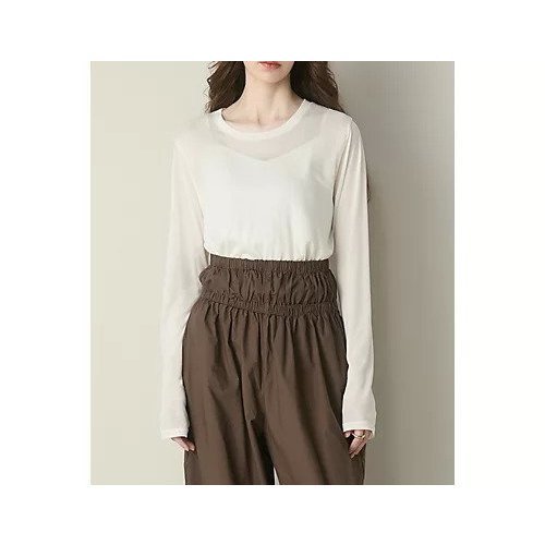 【ベースレンジ/Baserange】のLONG SLEEVE TEE 人気、トレンドファッション・服の通販 founy(ファニー) 　ファッション　Fashion　レディースファッション　Fashion for Women　トップス・カットソー　Cut & Sew Tops　2025年　2025　2025-2026秋冬・A/W　Autumn/Winter 2025–26 AW25–26　インナー　Innerwear　バンブー　Bamboo, Bamboo Material　ロング　Long, Long-Length　人気　Popular, Best Seller　洗える　Machine Washable　other-2|ID: prp329100004613255 ipo3291000000035918648