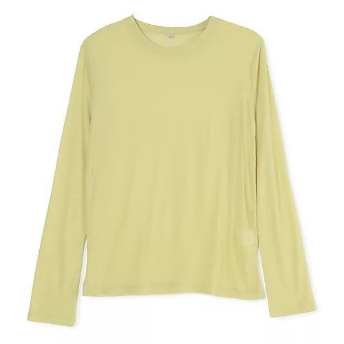 【ベースレンジ/Baserange】のLONG SLEEVE TEE インテリア・キッズ・メンズ・レディースファッション・服の通販 founy(ファニー) https://founy.com/ ファッション Fashion レディースファッション Fashion for Women トップス・カットソー Cut & Sew Tops 2025年 2025 2025-2026秋冬・A/W Autumn/Winter 2025–26 AW25–26 インナー Innerwear シアー Sheer, See-Through バランス Balance, Style Balance フィット Fit, Slim Fit ロング Long, Long-Length 洗える Machine Washable |ID: prp329100004613259 ipo3291000000034864372