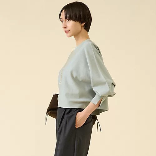 【マルティニーク/martinique】のウールエステルドルマンプルオーバー 人気、トレンドファッション・服の通販 founy(ファニー) 　ファッション　Fashion　レディースファッション　Fashion for Women　トップス・カットソー　Cut & Sew Tops　カジュアルプルオーバー・ニットトップス　Pullovers & Knit Tops / Casual Pullovers　おすすめ　Recommended / Our Picks　ショート　Short, Short Length　ボトム　Bottoms, Lower Wear　夏　Summer　other-2|ID: prp329100004613265 ipo3291000000033687050