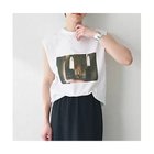 【ウィムガゼット/Whim Gazette】のフォトノースリーブTシャツ オフホワイト|ID:prp329100004613275