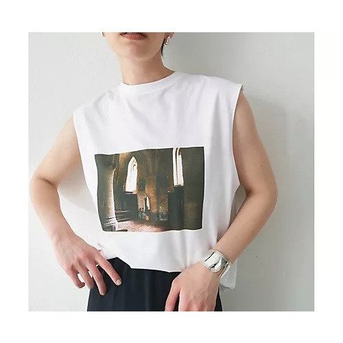 【ウィムガゼット/Whim Gazette】のフォトノースリーブTシャツ 人気、トレンドファッション・服の通販 founy(ファニー) 　ファッション　Fashion　レディースファッション　Fashion for Women　トップス・カットソー　Cut & Sew Tops　キャミソール&ノースリーブ　Camisoles & Sleeveless Tops　シャツ・ブラウス・オフィスカジュアル　Elegant Blouses & Button-Ups　ロングTシャツ・Tシャツ　Longline T-Shirts & Tees　2025年　2025　2025春夏・S/S　Spring/Summer 2025 SS25　おすすめ　Recommended / Our Picks　インナー　Innerwear　カーディガン　Cardigan, Knitwear　ジャケット　Jacket, Outerwear　ストレッチ　Stretch, Stretchy Fabric　ノースリーブ　Sleeveless, No-Sleeve　フロント　Front, Front Design　プリント　Print, Printed Pattern　ベーシック　Basic, Essential　ロング　Long, Long-Length　other-3|ID: prp329100004613275 ipo3291000000033021317