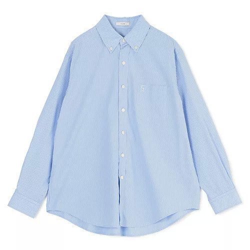 【クラネ/CLANE】のLOGO BUTTON-DOWN BASIC SHIRTS インテリア・キッズ・メンズ・レディースファッション・服の通販 founy(ファニー) 　ファッション　Fashion　レディースファッション　Fashion for Women　トップス・カットソー　Cut & Sew Tops　シャツ・ブラウス・オフィスカジュアル　Elegant Blouses & Button-Ups　ポケット　Pocket, Pocket Detail　マニッシュ　Mannish, Boyish　メガネ　Glasses, Eyewear　洗える　Machine Washable　STR|ID: prp329100004613277 ipo3291000000033021327