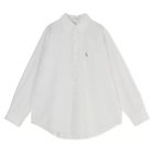 【クラネ/CLANE】のLOGO BUTTON-DOWN BASIC SHIRTS WHITE|ID:prp329100004613277