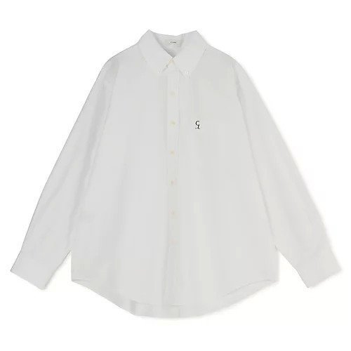 【クラネ/CLANE】のLOGO BUTTON-DOWN BASIC SHIRTS インテリア・キッズ・メンズ・レディースファッション・服の通販 founy(ファニー) 　ファッション　Fashion　レディースファッション　Fashion for Women　トップス・カットソー　Cut & Sew Tops　シャツ・ブラウス・オフィスカジュアル　Elegant Blouses & Button-Ups　ポケット　Pocket, Pocket Detail　マニッシュ　Mannish, Boyish　メガネ　Glasses, Eyewear　洗える　Machine Washable　WHITE|ID: prp329100004613277 ipo3291000000033021329