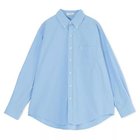 【クラネ/CLANE】のLOGO BUTTON-DOWN BASIC SHIRTS SAX|ID:prp329100004613277