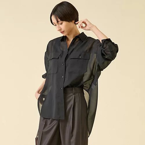 【マルティニーク/martinique】のシアーシャツ(セットアップ可) インテリア・キッズ・メンズ・レディースファッション・服の通販 founy(ファニー) https://founy.com/ ファッション Fashion レディースファッション Fashion for Women トップス・カットソー Cut & Sew Tops シャツ・ブラウス・オフィスカジュアル Elegant Blouses & Button-Ups おすすめ Recommended / Our Picks シアー Sheer, See-Through セットアップ Set-Up, Coordinated Outfit タンク Tank Top, Sleeveless Top タートル Turtleneck, Turtle Collar チェック Check, Plaid, Tartan メンズ Men's, Menswear 夏 Summer 無地 Plain, Solid Color 羽織 Haori, Light Jacket |ID: prp329100004613281 ipo3291000000033021360