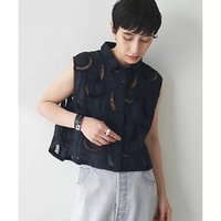 【ウィムガゼット/Whim Gazette】のエンブロイダリーフレンチスリーブシャツ 人気、トレンドファッション・服の通販 founy(ファニー) ファッション Fashion レディースファッション Fashion for Women トップス・カットソー Cut & Sew Tops シャツ・ブラウス・オフィスカジュアル Elegant Blouses & Button-Ups インド Indian Textile コンパクト Compact, Small Size 透かし Cut-Out, Lacework デニム Denim, Jeans Material バランス Balance, Style Balance メッシュ Mesh, Net Fabric モダン Modern, Contemporary レース Lace, Lace Fabric ワイド Wide, Wide Fit 夏 Summer 2025年 2025 2025春夏・S/S Spring/Summer 2025 SS25 |ID:prp329100004613288