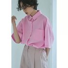 【マージュール/marjour】のCOTTON COLOR OVER SHIRTS PINK|ID:prp329100004613291