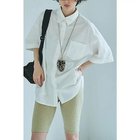 【マージュール/marjour】のCOTTON COLOR OVER SHIRTS OFFWHITE|ID:prp329100004613291