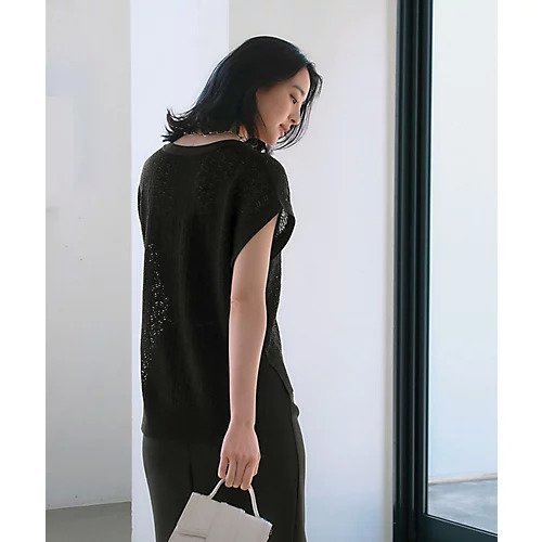【スタイルデリ/STYLE DELI】の【ドライ質感】透かし編みカーディガン 人気、トレンドファッション・服の通販 founy(ファニー) 　ファッション　Fashion　レディースファッション　Fashion for Women　トップス・カットソー　Cut & Sew Tops　カーディガン・羽織り　Layered Style Cardigans　インナー　Innerwear　春　Spring　カーディガン　Cardigan, Knitwear　サマー　Summer, Summer Style　透かし　Cut-Out, Lacework　トレンド　Trend, Trending Now　定番　Standard, Basic Item　フラット　Flat, Flat Shoes　フロント　Front, Front Design　ボックス　Boxy, Box Shape　ポケット　Pocket, Pocket Detail　レース　Lace, Lace Fabric　S/S・春夏　SS, Spring/Summer, Warm Season　夏　Summer　other-3|ID: prp329100004613299 ipo3291000000033021491