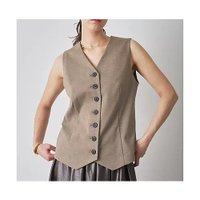【ウィムガゼット/Whim Gazette】のノーカラーベスト 人気、トレンドファッション・服の通販 founy(ファニー) ファッション Fashion レディースファッション Fashion for Women アウター Coat / Outerwear Collection トップス・カットソー Cut & Sew Tops ベスト&ジレ / 重ね着スタイル Vests & Gilets クラシカル Classical, Vintage-Inspired コンパクト Compact, Small Size ショート Short, Short Length シルク Silk, 100% Silk スタイリッシュ Stylish, Fashionable セットアップ Set-Up, Coordinated Outfit チェック Check, Plaid, Tartan ドレープ Drape, Draping Fabric ネップ Nepp, Slub Yarn ベスト Vest, Waistcoat ベーシック Basic, Essential ボトム Bottoms, Lower Wear マニッシュ Mannish, Boyish ワイド Wide, Wide Fit おすすめ Recommended / Our Picks エレガント 上品 Elegant 2025年 2025 2025春夏・S/S Spring/Summer 2025 SS25 |ID:prp329100004613312
