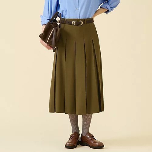 【マルティニーク/martinique】のボックスプリーツスカート 人気、トレンドファッション・服の通販 founy(ファニー) 　ファッション　Fashion　レディースファッション　Fashion for Women　スカート　Skirts　プリーツスカート / 上品フェミニンスタイル　Pleated Skirts　おすすめ　Recommended / Our Picks　クラシック　Classic, Timeless Style　フロント　Front, Front Design　プリーツ　Pleats, Pleated　ボックス　Boxy, Box Shape　モダン　Modern, Contemporary　エレガント 上品　Elegant　今季　This Season, Current Season　 other-1|ID: prp329100004613325 ipo3291000000033021654