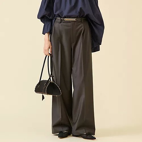 【マルティニーク/martinique】の《定番》ESSENTIALパンツ(セットアップ可) インテリア・キッズ・メンズ・レディースファッション・服の通販 founy(ファニー) 　ファッション　Fashion　レディースファッション　Fashion for Women　セットアップ　Matching Sets　レディースパンツ・ボトムス　Pants & Trousers / Bottoms　おすすめ　Recommended / Our Picks　ストレート　Straight, Straight Cut　スニーカー　Sneakers, Trainers　セットアップ　Set-Up, Coordinated Outfit　フェミニン　Feminine, Girly　ワイド　Wide, Wide Fit　定番　Standard, Basic Item　ダークブラウン|ID: prp329100004613342 ipo3291000000033021781