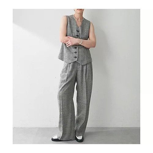 【ウィムガゼット/Whim Gazette】のグルカパンツ 人気、トレンドファッション・服の通販 founy(ファニー) 　ファッション　Fashion　レディースファッション　Fashion for Women　パンツ　Pants & Trousers　クラシカル　Classical, Vintage-Inspired　シルク　Silk, 100% Silk　シンプル　Simple, Minimal　セットアップ　Set-Up, Coordinated Outfit　チェック　Check, Plaid, Tartan　ドレープ　Drape, Draping Fabric　ネップ　Nepp, Slub Yarn　フロント　Front, Front Design　ベスト　Vest, Waistcoat　マニッシュ　Mannish, Boyish　ワイド　Wide, Wide Fit　おすすめ　Recommended / Our Picks　エレガント 上品　Elegant　2025年　2025　2025春夏・S/S　Spring/Summer 2025 SS25　other-3|ID: prp329100004613343 ipo3291000000033021797
