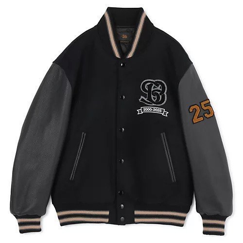 【サイ/SCYE】のWool Melton Varsity Jacket インテリア・キッズ・メンズ・レディースファッション・服の通販 founy(ファニー) 　ファッション　Fashion　レディースファッション　Fashion for Women　アウター　Coat / Outerwear Collection　レディースジャケット・軽アウター　Jackets　キルティング　Quilted, Quilting　メルトン　Melton, Heavy Wool　リュクス　Luxury, Elegant, High-End, Chic　ブラック|ID: prp329100004613376 ipo3291000000033021960