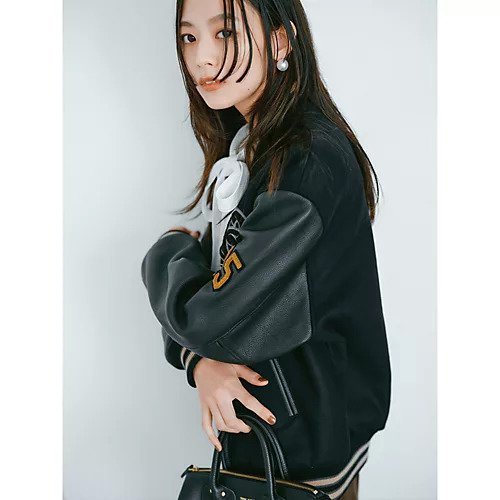【サイ/SCYE】のWool Melton Varsity Jacket 人気、トレンドファッション・服の通販 founy(ファニー) 　ファッション　Fashion　レディースファッション　Fashion for Women　アウター　Coat / Outerwear Collection　レディースジャケット・軽アウター　Jackets　キルティング　Quilted, Quilting　メルトン　Melton, Heavy Wool　リュクス　Luxury, Elegant, High-End, Chic　other-3|ID: prp329100004613376 ipo3291000000034242455