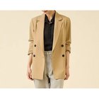 【マルティニーク/martinique】のTW2WAYストレッチジャケット(セットアップ可) 人気、トレンドファッション・服の通販 founy(ファニー) ファッション Fashion レディースファッション Fashion for Women アウター Coat / Outerwear Collection レディースジャケット・軽アウター Jackets おすすめ Recommended / Our Picks なめらか Smooth, Silky Texture シルク Silk, 100% Silk ジャケット Jacket, Outerwear ストレッチ Stretch, Stretchy Fabric セットアップ Set-Up, Coordinated Outfit 定番 Standard, Basic Item thumbnail ベージュ|ID: prp329100004613378 ipo3291000000033021970