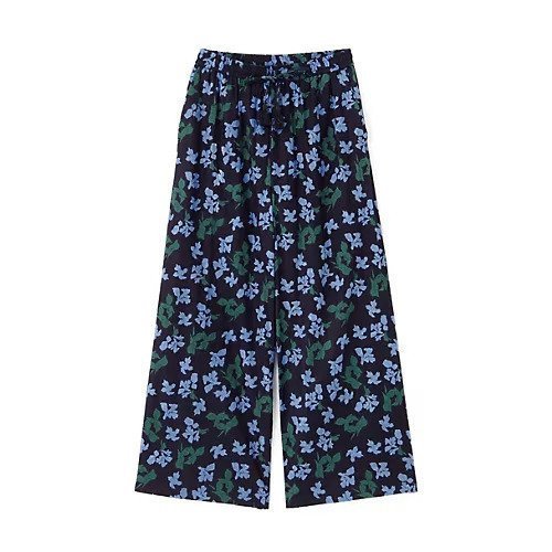 【ヒューマンウーマン/HUMAN WOMAN】のインドドビーリーフプリントイージーセミワイドパンツ 人気、トレンドファッション・服の通販 founy(ファニー) 　ファッション　Fashion　レディースファッション　Fashion for Women　パンツ　Pants & Trousers　おすすめ　Recommended / Our Picks　インド　Indian Textile　サンダル　Sandals, Summer Shoes　シンプル　Simple, Minimal　スタンダード　Standard, Basic　タッセル　Tassel, Fringe　プリント　Print, Printed Pattern　ベーシック　Basic, Essential　ボトム　Bottoms, Lower Wear　リーフ　Leaf, Botanical Leaf　夏　Summer　other-3|ID: prp329100004614044 ipo3291000000033035016
