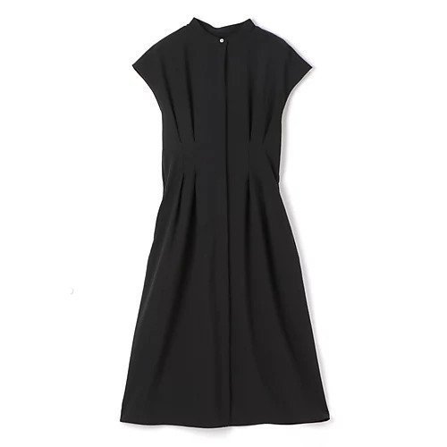 【エムセブンデイズ/M7days】のすっきり見えウエストタックワンピース 人気、トレンドファッション・服の通販 founy(ファニー) 　ファッション　Fashion　レディースファッション　Fashion for Women　ワンピース　Dresses　シャンタン　Shantung, Silk-Like Fabric　スリーブ　Sleeve, Long Sleeve / Short Sleeve　フィット　Fit, Slim Fit　フレア　Flare, Flared　フレンチ　French, French Style　夏　Summer　洗える　Machine Washable　 other-1|ID: prp329100004614053 ipo3291000000033035075