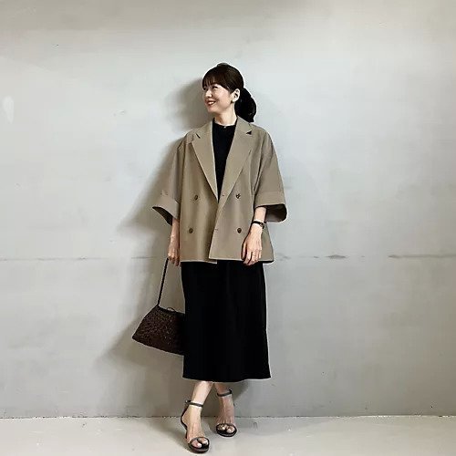 【エムセブンデイズ/M7days】のすっきり見えウエストタックワンピース 人気、トレンドファッション・服の通販 founy(ファニー) 　ファッション　Fashion　レディースファッション　Fashion for Women　ワンピース　Dresses　シャンタン　Shantung, Silk-Like Fabric　スリーブ　Sleeve, Long Sleeve / Short Sleeve　フィット　Fit, Slim Fit　フレア　Flare, Flared　フレンチ　French, French Style　夏　Summer　洗える　Machine Washable　other-2|ID: prp329100004614053 ipo3291000000033035080