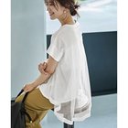 【スタイルデリ/STYLE DELI】の【Made in JAPAN】背面チュールカットソートップス 人気、トレンドファッション・服の通販 founy(ファニー) ファッション Fashion レディースファッション Fashion for Women トップス・カットソー Cut & Sew Tops カットソー・ベーシックTシャツ Cut-and-Sewn Tops / Stretch Tees & Basics イエロー Yellow カットソー Cut and Sewn Top グログラン Grosgrain, Grosgrain Ribbon シンプル Simple, Minimal ストレート Straight, Straight Cut チュール Tulip, Tulip Motif ドレス Dress, One-Piece ドレープ Drape, Draping Fabric 定番 Standard, Basic Item なめらか Smooth, Silky Texture ペンシル Pencil, Pencil Skirt ポケット Pocket, Pocket Detail 半袖 Short Sleeve, Half Sleeve リボン Ribbon, Bow 日本製 Made In Japan 夏 Summer thumbnail ホワイト|ID: prp329100004614148 ipo3291000000033036225