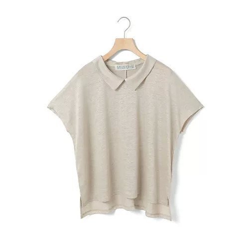 【ミディウミ/MidiUmi】の襟付きリネンプルオーバー インテリア・キッズ・メンズ・レディースファッション・服の通販 founy(ファニー) https://founy.com/ ファッション Fashion レディースファッション Fashion for Women トップス・カットソー Cut & Sew Tops カジュアルプルオーバー・ニットトップス Pullovers & Knit Tops / Casual Pullovers カーディガン Cardigan, Knitwear スリット Slit, Slit Detail リネン Linen, Linen Fabric 夏 Summer 巾着 Drawstring Bag, Kinchaku |ID: prp329100004614965 ipo3291000000033047845