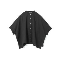【ミズイロ インド/mizuiro ind】のリネンスタンドカラーワイドシャツ 人気、トレンドファッション・服の通販 founy(ファニー) ファッション Fashion レディースファッション Fashion for Women トップス・カットソー Cut & Sew Tops シャツ・ブラウス・オフィスカジュアル Elegant Blouses & Button-Ups ベーシック Basic, Essential リネン Linen, Linen Fabric 人気 Popular, Best Seller 夏 Summer |ID:prp329100004614973