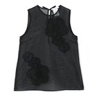 【セシリー バンセン/CECILIE BAHNSEN】のALBA TOP LIQUID MYRTIA BLACK|ID: prp329100004615081 ipo3291000000035299310