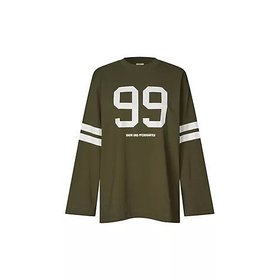 【バウムウンドヘルガーデン/BAUM UND PFERDGARTEN】のナンバリングロゴTシャツ 人気、トレンドファッション・服の通販 founy(ファニー) ファッション Fashion レディースファッション Fashion for Women トップス・カットソー Cut & Sew Tops シャツ・ブラウス・オフィスカジュアル Elegant Blouses & Button-Ups ロングTシャツ・Tシャツ Longline T-Shirts & Tees おすすめ Recommended / Our Picks ショルダー Shoulder, Shoulder Strap シンプル Simple, Minimal スラックス Slacks, Dress Pants スリーブ Sleeve, Long Sleeve / Short Sleeve デニム Denim, Jeans Material ドロップ Drop Shoulder, Dropped Style プリント Print, Printed Pattern ミックス Mix, Mixed Style ルーズ Loose, Oversized ロング Long, Long-Length A/W・秋冬 Autumn/Winter |ID:prp329100004615083
