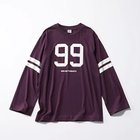 【バウムウンドヘルガーデン/BAUM UND PFERDGARTEN】のナンバリングロゴTシャツ Italian Plum|ID: prp329100004615083 ipo3291000000035433240