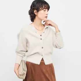 【ララージ/Laraaji】のFOXカシミヤボックス袖2WAYカーディガン 人気、トレンドファッション・服の通販 founy(ファニー) ファッション Fashion レディースファッション Fashion for Women トップス・カットソー Cut & Sew Tops カーディガン・羽織り Layered Style Cardigans 2025年 2025 2025-2026秋冬・A/W Autumn/Winter 2025–26 AW25–26 おすすめ Recommended / Our Picks カーディガン Cardigan, Knitwear クラシック Classic, Timeless Style ショルダー Shoulder, Shoulder Strap フォックス Fox, Fox Fur ボックス Boxy, Box Shape ミックス Mix, Mixed Style |ID:prp329100004615092