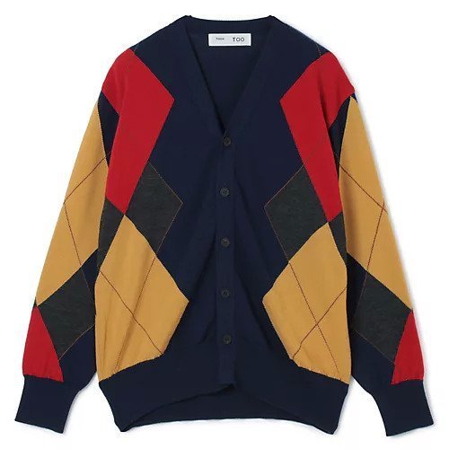 【トーガ トゥ/TOGA TOO】のArgyle knit cardigan インテリア・キッズ・メンズ・レディースファッション・服の通販 founy(ファニー) https://founy.com/ ファッション Fashion レディースファッション Fashion for Women トップス・カットソー Cut & Sew Tops ニット Knit Tops & Sweaters カーディガン・羽織り Layered Style Cardigans 2025年 2025 2025-2026秋冬・A/W Autumn/Winter 2025–26 AW25–26 カーディガン Cardigan, Knitwear |ID: prp329100004615096 ipo3291000000034864888