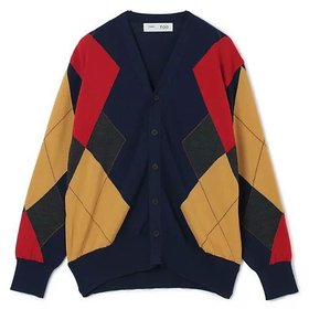 【トーガ トゥ/TOGA TOO】のArgyle knit cardigan 人気、トレンドファッション・服の通販 founy(ファニー) ファッション Fashion レディースファッション Fashion for Women トップス・カットソー Cut & Sew Tops ニット Knit Tops & Sweaters カーディガン・羽織り Layered Style Cardigans 2025年 2025 2025-2026秋冬・A/W Autumn/Winter 2025–26 AW25–26 カーディガン Cardigan, Knitwear |ID:prp329100004615096