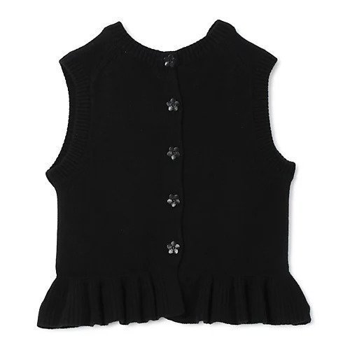【セシリー バンセン/CECILIE BAHNSEN】のBILL VEST RECYCLED CASHMERE 人気、トレンドファッション・服の通販 founy(ファニー) 　ファッション　Fashion　レディースファッション　Fashion for Women　アウター　Coat / Outerwear Collection　トップス・カットソー　Cut & Sew Tops　ベスト&ジレ / 重ね着スタイル　Vests & Gilets　2025年　2025　2025-2026秋冬・A/W　Autumn/Winter 2025–26 AW25–26　クロップド　Cropped, Short Length　フラワー　Flower, Floral　ベスト　Vest, Waistcoat　ペプラム　Peplum, Flared Hem　other-2|ID: prp329100004615097 ipo3291000000035597350