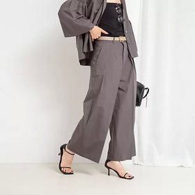 【ノーリーズ/NOLLEY'S】 《セットアップ対応》クロップドワイドパンツ人気、トレンドファッション・服の通販 founy(ファニー) ファッション Fashion レディースファッション Fashion for Women セットアップ Matching Sets レディースパンツ・ボトムス Pants & Trousers / Bottoms 2025年 2025 2025-2026秋冬・A/W Autumn/Winter 2025–26 AW25–26 おすすめ Recommended / Our Picks サンダル Sandals, Summer Shoes スニーカー Sneakers, Trainers セットアップ Set-Up, Coordinated Outfit ワイド Wide, Wide Fit |ID:prp329100004615103