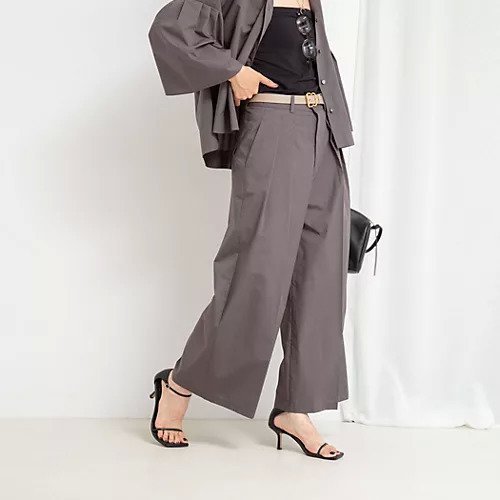 【ノーリーズ/NOLLEY'S】の《セットアップ対応》クロップドワイドパンツ 人気、トレンドファッション・服の通販 founy(ファニー) 　ファッション　Fashion　レディースファッション　Fashion for Women　セットアップ　Matching Sets　レディースパンツ・ボトムス　Pants & Trousers / Bottoms　2025年　2025　2025-2026秋冬・A/W　Autumn/Winter 2025–26 AW25–26　おすすめ　Recommended / Our Picks　サンダル　Sandals, Summer Shoes　スニーカー　Sneakers, Trainers　セットアップ　Set-Up, Coordinated Outfit　ワイド　Wide, Wide Fit　 other-1|ID: prp329100004615103 ipo3291000000033049342