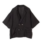 【エクラ/eclat】の【坪田あさみさん別注】リネンシャツジャケット 人気、トレンドファッション・服の通販 founy(ファニー) ファッション Fashion レディースファッション Fashion for Women アウター Coat / Outerwear Collection レディースジャケット・軽アウター Jackets カーディガン Cardigan, Knitwear ジャケット Jacket, Outerwear モダン Modern, Contemporary 別注 Limited Edition, Custom Order 半袖 Short Sleeve, Half Sleeve 夏 Summer thumbnail ブラック|ID: prp329100004615111 ipo3291000000033049402