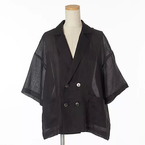 【エクラ/eclat】の【坪田あさみさん別注】リネンシャツジャケット 人気、トレンドファッション・服の通販 founy(ファニー) 　ファッション　Fashion　レディースファッション　Fashion for Women　アウター　Coat / Outerwear Collection　レディースジャケット・軽アウター　Jackets　カーディガン　Cardigan, Knitwear　ジャケット　Jacket, Outerwear　モダン　Modern, Contemporary　別注　Limited Edition, Custom Order　半袖　Short Sleeve, Half Sleeve　夏　Summer　other-3|ID: prp329100004615111 ipo3291000000033049405