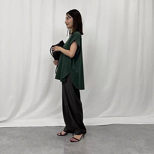 【サクラ/SACRA】の【Marisol別注】プレミアムオーガニックカットソー 人気、トレンドファッション・服の通販 founy(ファニー) 　ファッション　Fashion　レディースファッション　Fashion for Women　トップス・カットソー　Cut & Sew Tops　カットソー・ベーシックTシャツ　Cut-and-Sewn Tops / Stretch Tees & Basics　なめらか　Smooth, Silky Texture　スペシャル　Special, Limited Edition　フォルム　Silhouette, Form　別注　Limited Edition, Custom Order　洗える　Machine Washable　秋　Autumn　other-3|ID: prp329100004615945 ipo3291000000034163870